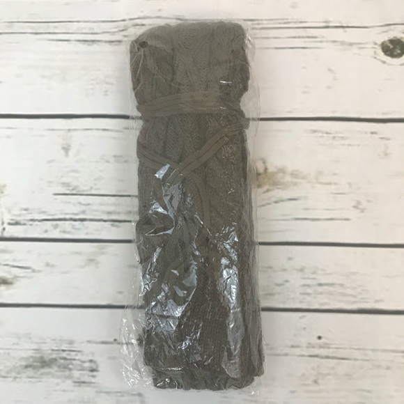 Sexy Dark Grey Thigh High Knitted Leg Warmers - Picture 6 of 6